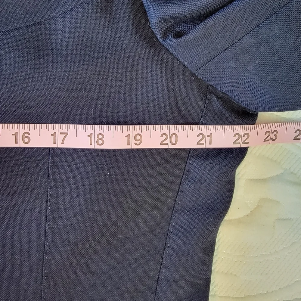 Bella Spalla Made In Italy Sport Coat Model Paolo Lunga Navy Size 52 Flaw